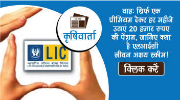 वाह: सिर्फ एक प्रीमियम देकर हर महीने उठाएं 20 हजार रुपए की पेंशन, जानिए क्या है एलआईसी जीवन अक्षय स्कीम!