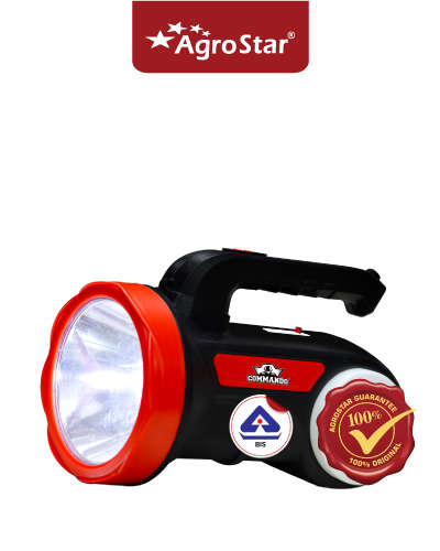 AgroStar Commando Plus Rechargeable LED torch - CM007 - Agrostar