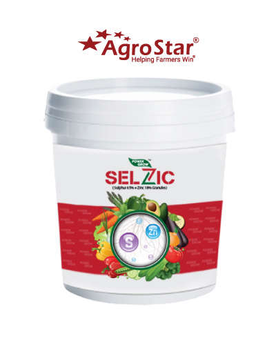 પાવર ગ્રો- સેલ્ઝિક (સલ્ફર 65% + ઝીંક 18%) ગ્રેન્યુઅલ 3 કિગ્રા