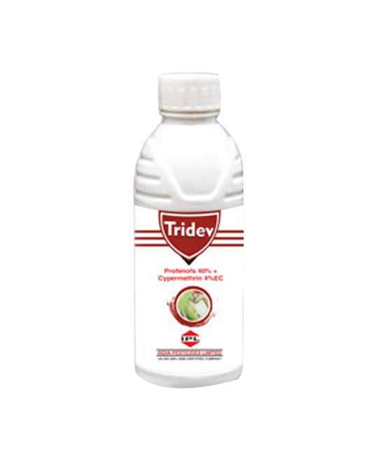 TRIDEV (Profenophos-40%+Cypermethrin 4% EC) 500 Ml