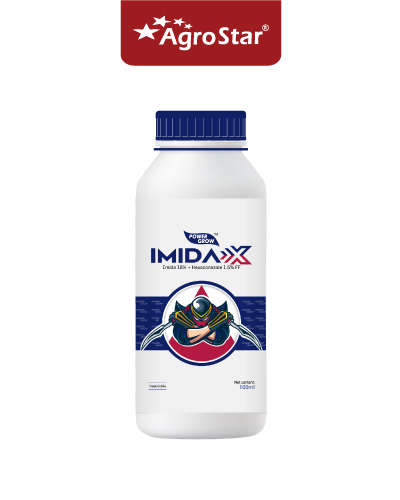 इमिडाएक्स ( इमिडाक्लोप्रिड 18.5% + हेक्साकोनाज़ोल 1.5% एफएस) 1 लीटर