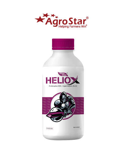 AgroStar Heliox (Profenophos 40% + Cypermethrin 4% EC) 500 ml