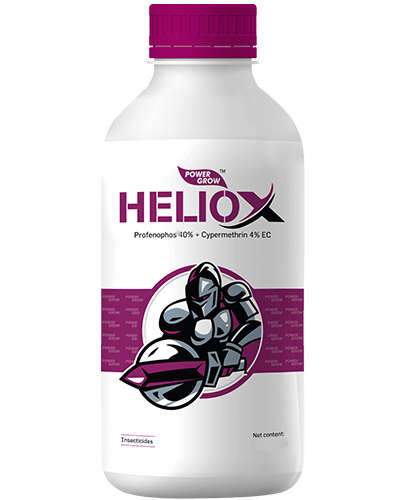 हेलिओक्स (प्रोफेनोफोस 40% + साइपरमेथ्रिन 4% ईसी) 500 मिली