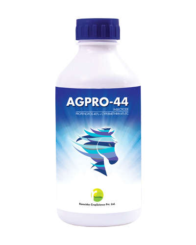 रामिसाइड्स एगप्रो 44 (प्रोफेनोफोस 40% + साइपरमेथ्रिन 4% ईसी) 1 लीटर