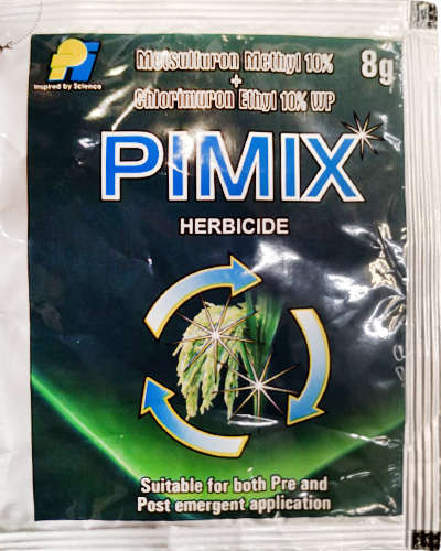 PI Mix (Metsulfuron Methyl 10% + Chlorimuron Ethyl 10% WP) 8 g