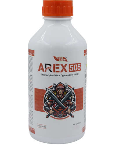 અરેક્સ-505 (ક્લોરો 50% + સાયપર 5% ઇસી) 1 લીટર