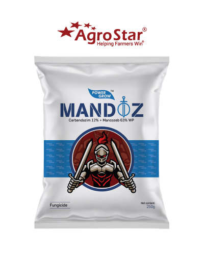 Mandoz (Mancozeb 63% + Carbendazim 12% WP) 100 g