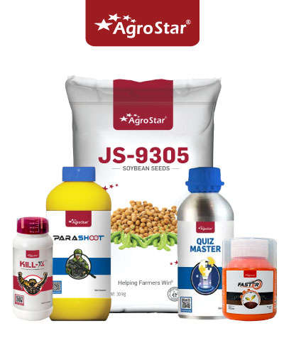 Soybean JS 9305 (30 Kg) Seed & CPCN Combo KIT 2024          