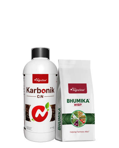 Drip Special Organic Carbon Rich Soil Booster Combo (Bhumika WSP+Karbonik) KIT