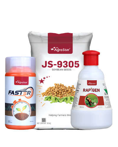 Soyabean JS 9305 TL  (30 Kg)   Seed + CP-CN (2Acre) Combo KIT 2026