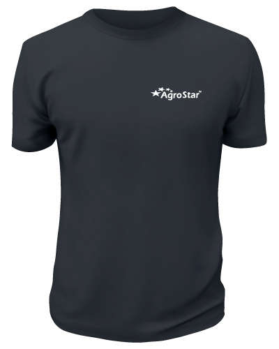એગ્રોસ્ટાર ટી-શર્ટ - XL - કાળો