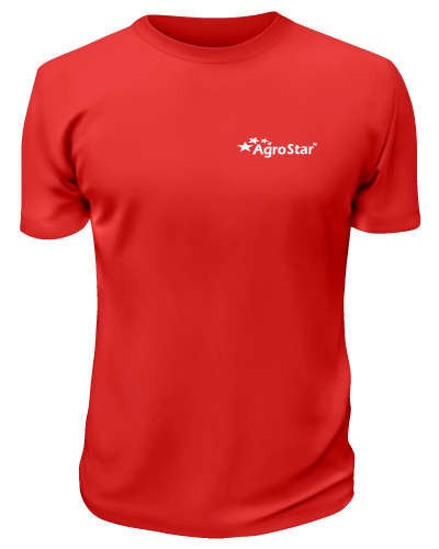 एग्रोस्टार टी-शर्ट - M - लाल