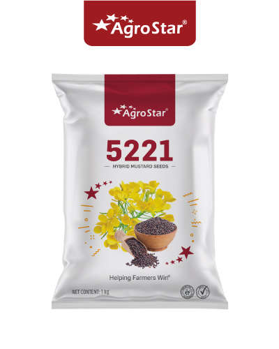 Agrostar 5221 Hy. Mustard (1 Kg) Seeds