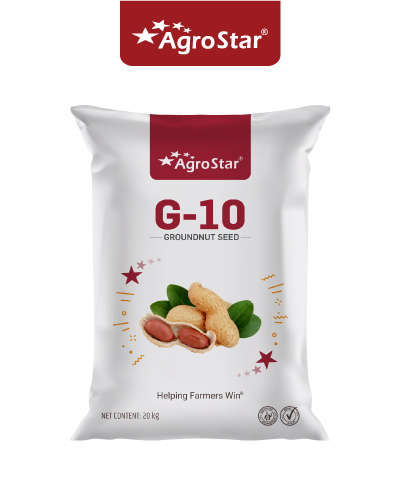 एग्रोस्टार जी-10 मूंगफली (20 किलोग्राम) बीज