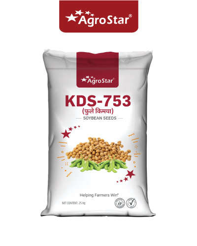 ॲग्रोस्टार KDS 753 सोयाबीन (25 किलो) बियाणे