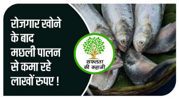 रोजगार खोने के बाद मछली पालन से कमा रहे लाखों रुपए!