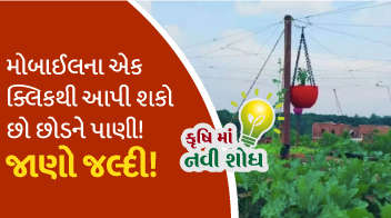 મોબાઈલના એક ક્લિકથી આપી શકો છો છોડને પાણી ! જાણો જલ્દી !