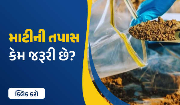 માટીનું પરીક્ષણ કેમ જરૂરી છે?