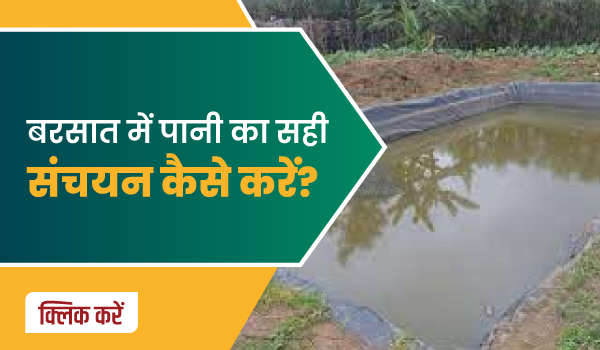बरसात में पानी का सही संचयन कैसे करें?