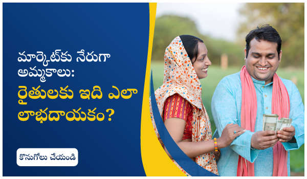 మార్కెట్‌కు నేరుగా అమ్మకాలు: రైతులకు ఇది ఎలా లాభదాయకం?