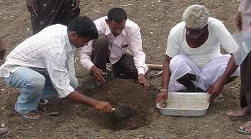 How to take soil sample for soil examination