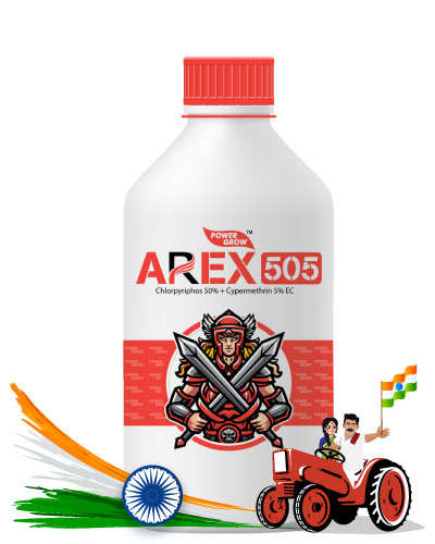 एरेक्स -505 (क्लोरपायरीफॉस 50% + साइपरमेथ्रिन 5% ईसी) 250 मिली