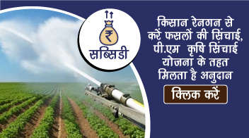 किसान रेनगन से करें फसलों की सिंचाई, पी.एम कृषि सिंचाई योजना के तहत मिलता है अनुदान